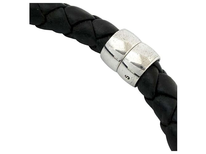 Bracciale in pelle Intrecciato da uomo Bottega Veneta - vista 6