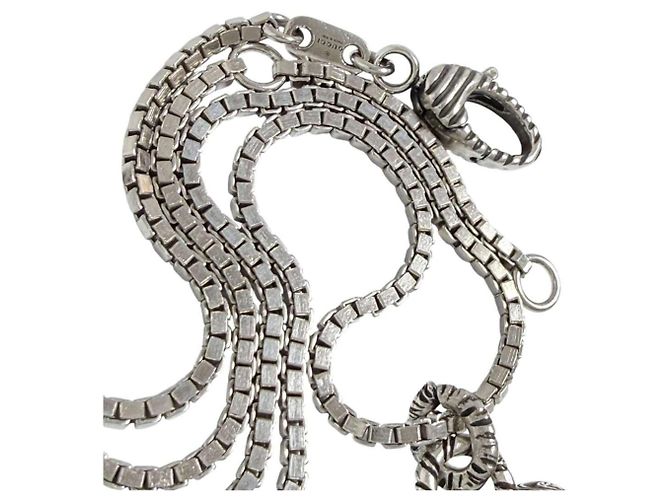Collana con pendente Alphabet D unisex Gucci - vista 5