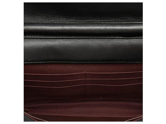 Borsa a tracolla Chanel Matelassé in pelle nera Nero - vista 5