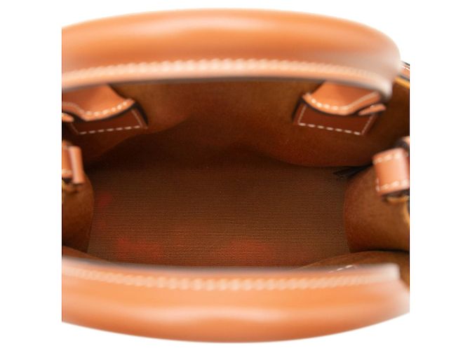 Céline Celine Triomphe Vertical Mini Cabas Handtasche Braun - Ansicht 5