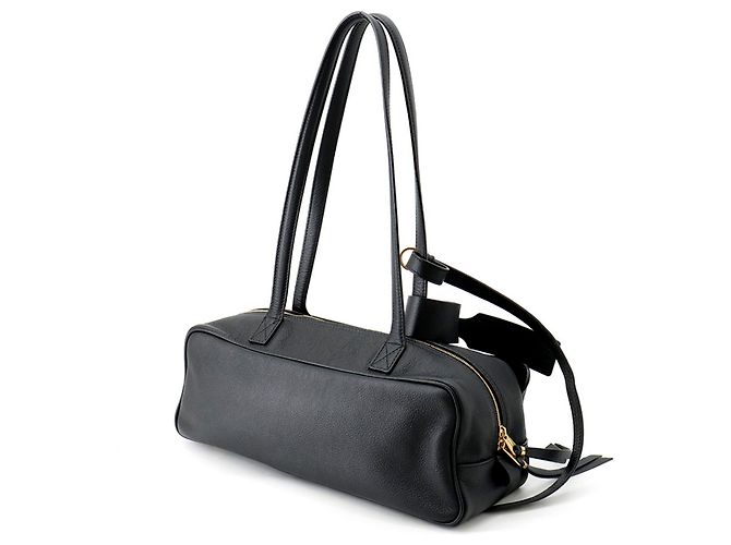Borsa a spalla in pelle nera Balenciaga Nero - vista 2