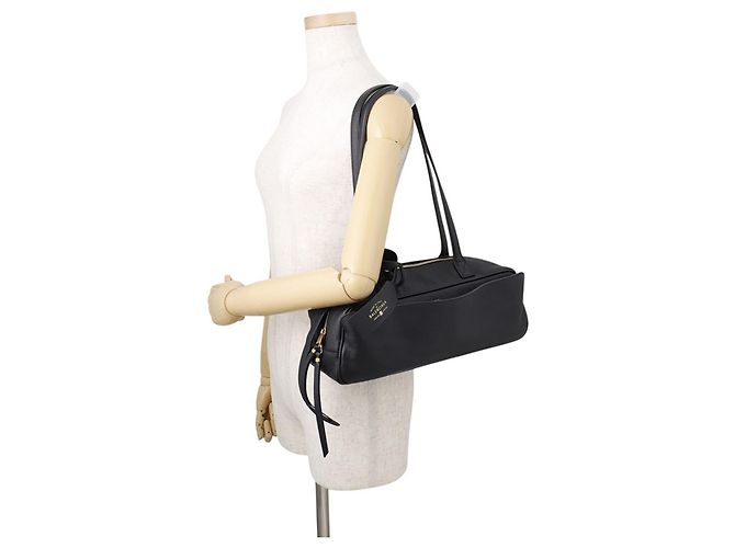Borsa a spalla in pelle nera Balenciaga Nero - vista 4