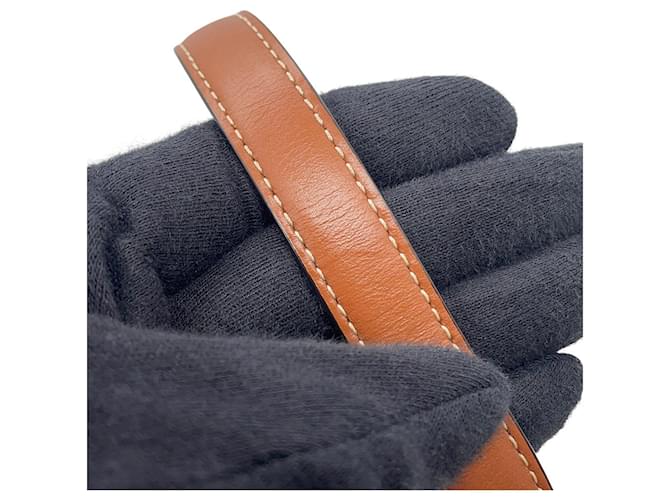 Céline Borsa a Spalla Celine Mini Besace Triomphe Marrone - vista 10