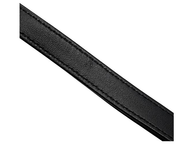 Borsa a tracolla Chanel in pelle di agnello nera Nero - vista 12