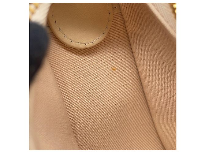 Borsa a Spalla con Catena Chanel Matelassé Small Hobo Beige - vista 8