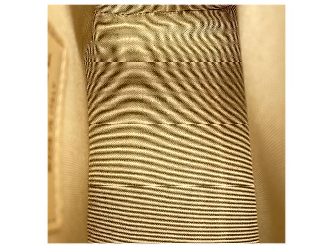 Borsa a tracolla con catena in pelle beige Chanel - vista 11
