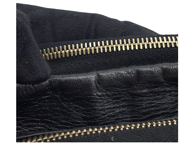 Chanel Schultertasche aus schwarzem Leder - Ansicht 9