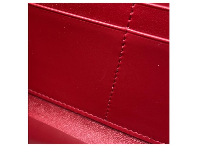 Portafoglio a tracolla con catena Yves Saint Laurent Rosso - vista 11