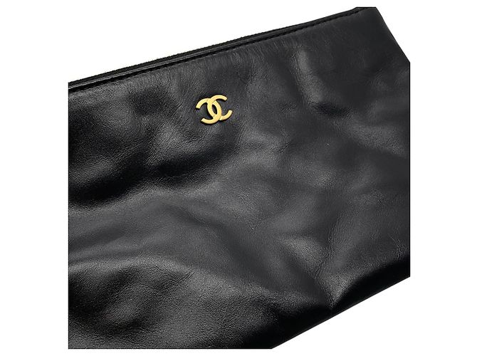 Borsa in pelle nera Chanel Nero - vista 11