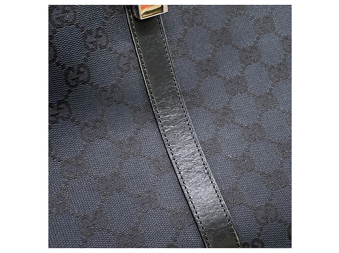 Borsa Tote Gucci GG Canvas Nero - vista 8