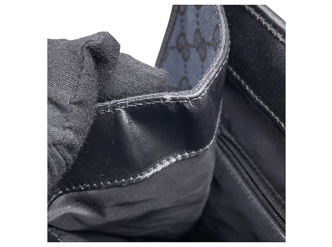 Borsa Tote Gucci GG Canvas Nero - vista 9