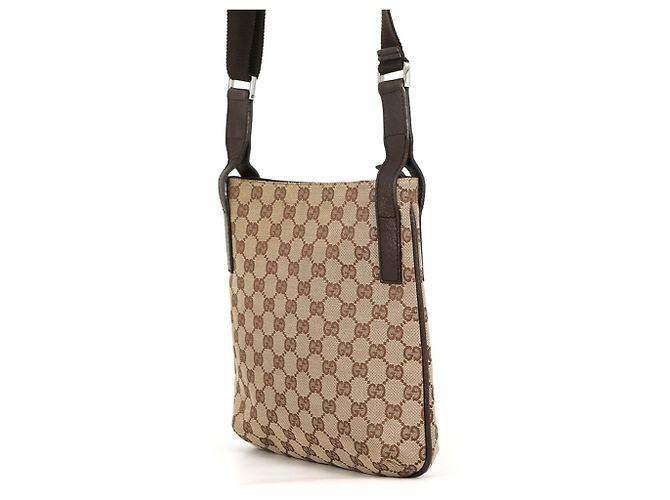 Borsa a tracolla Gucci beige e marrone - vista 2