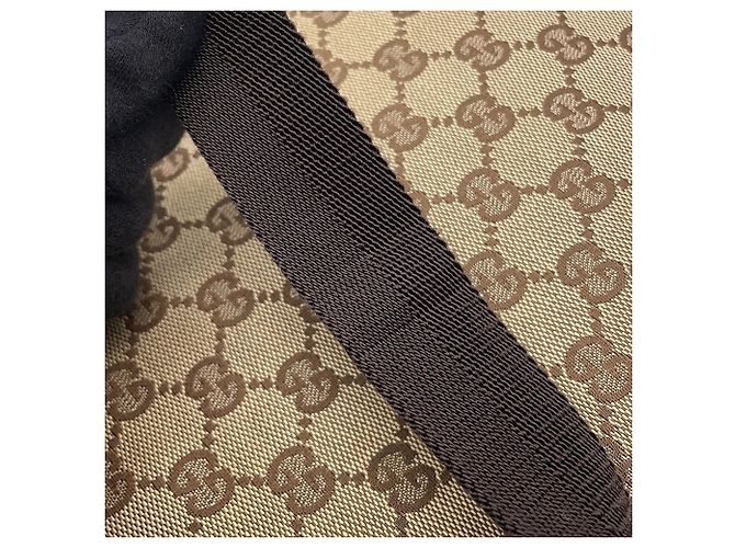Borsa a tracolla Gucci beige e marrone - vista 8