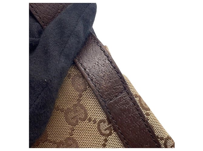 Borsa a tracolla Gucci beige e marrone - vista 9