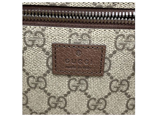 Borsa duffle Gucci GG Supreme Ophidia Savoy Beige - vista 13