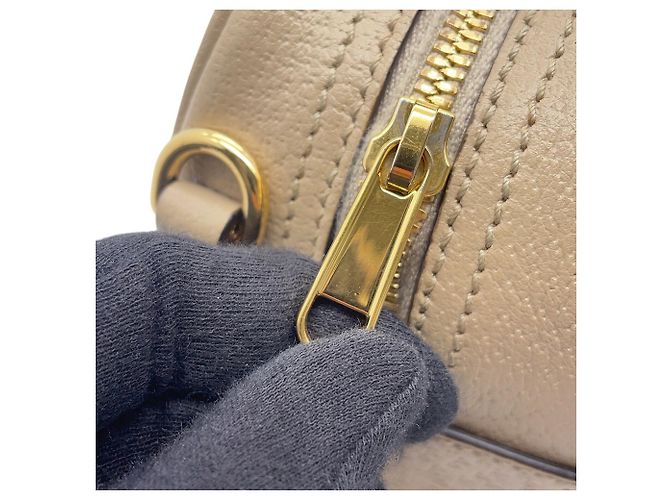 Borsa a mano Gucci Ophidia GG Supreme in pelle Beige - vista 9