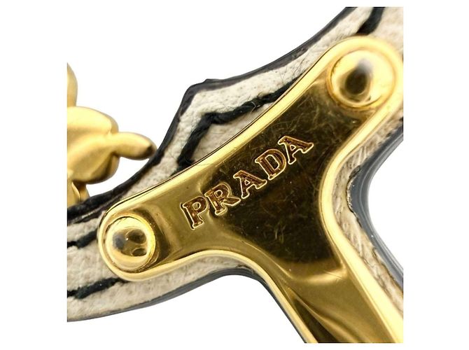 Portachiavi a farfalla in pelle da donna Prada - vista 8