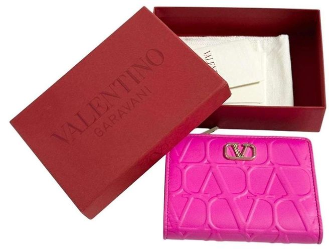 Cartera de doble pliegue Toile Iconograph para mujer Valentino - vista 10