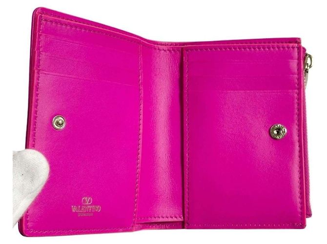 Cartera de doble pliegue Toile Iconograph para mujer Valentino - vista 3