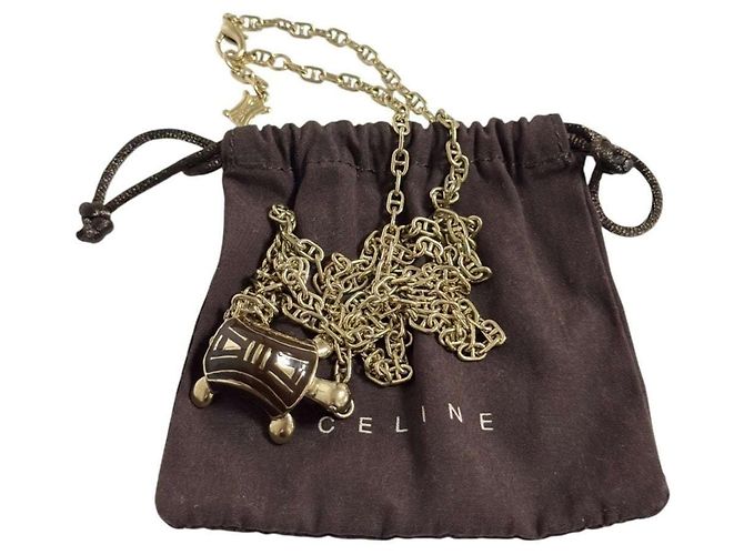 Céline Collana a catena lunga da donna Celine - Design tartaruga - vista 10