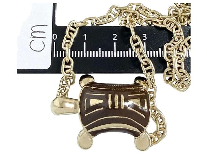 Céline Collana a catena lunga da donna Celine - Design tartaruga - vista 7
