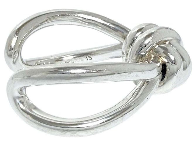 Knot Anello Nodo Argento di Bottega Veneta - vista 4