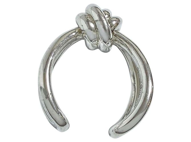 Knot Anello Nodo Argento di Bottega Veneta - vista 6
