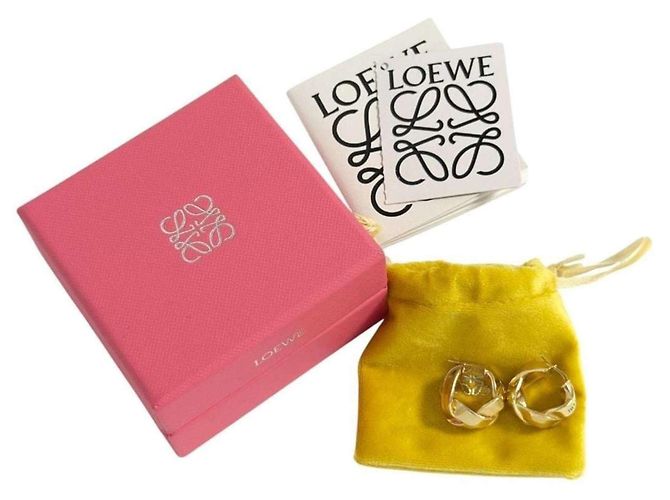 Pendientes Nest para mujer Loewe Dorado - vista 10