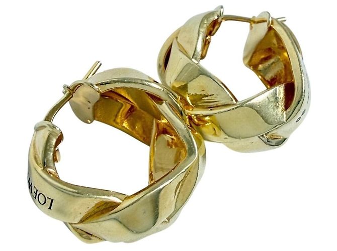 Pendientes Nest para mujer Loewe Dorado - vista 3