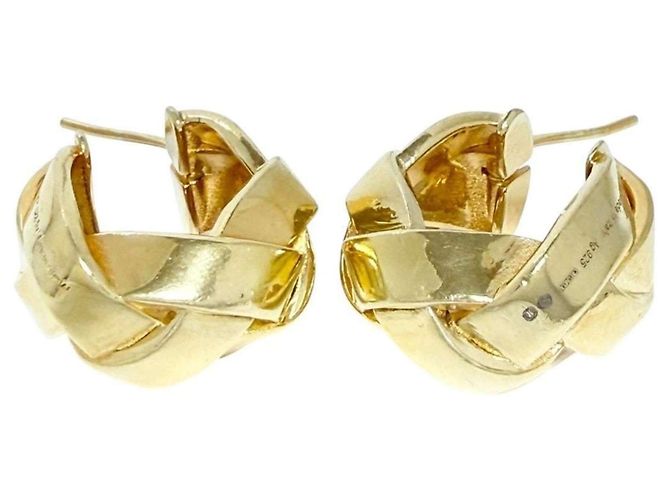 Pendientes Nest para mujer Loewe Dorado - vista 4