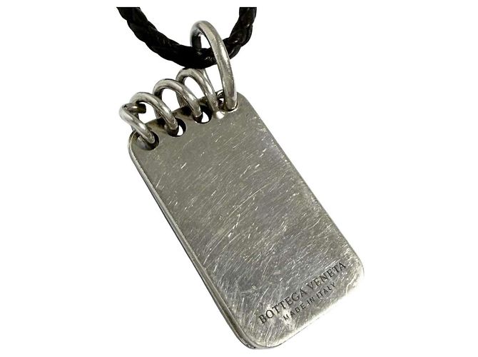 Collana con pendente a doppia placca da uomo Bottega Veneta - vista 2