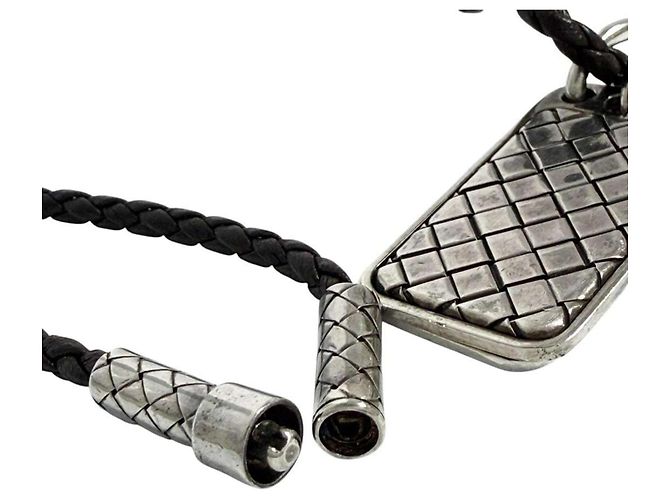 Collana con pendente a doppia placca da uomo Bottega Veneta - vista 7