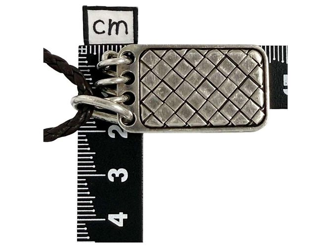 Collana con pendente a doppia placca da uomo Bottega Veneta - vista 9