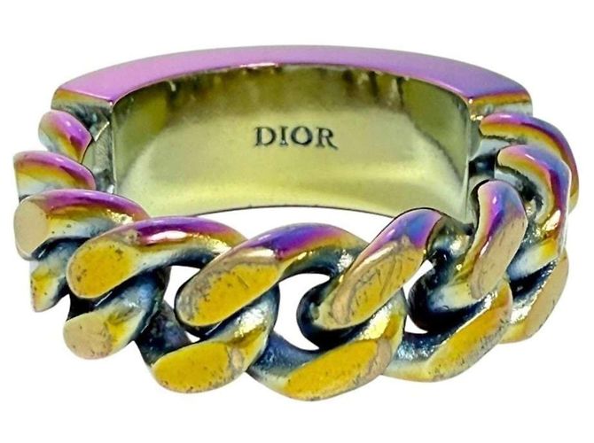Christian Dior Men's Couture Multi-Color Band Ring Multiple colors - view 4