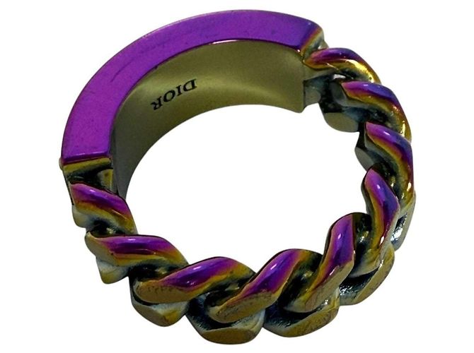 Christian Dior Men's Couture Multi-Color Band Ring Multiple colors - view 5