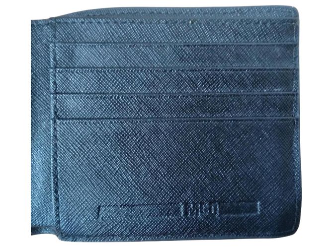 Alexander Mcqueen MCQ Black Leather Bifold Wallet - view 4
