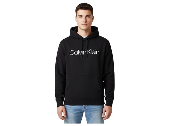 Calvin Klein Logo Hoodie Schwarz - Ansicht 2