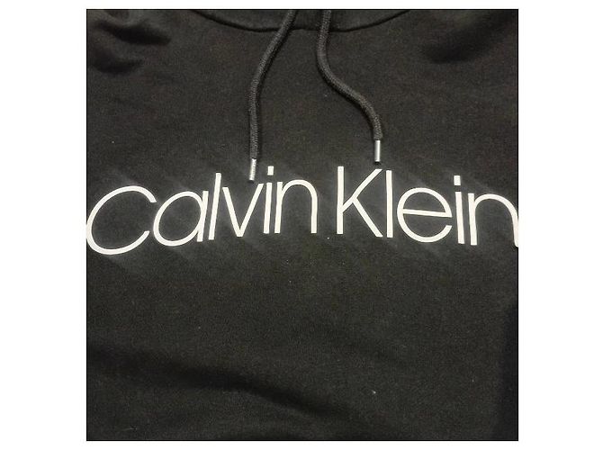 Calvin Klein Logo Hoodie Schwarz - Ansicht 4