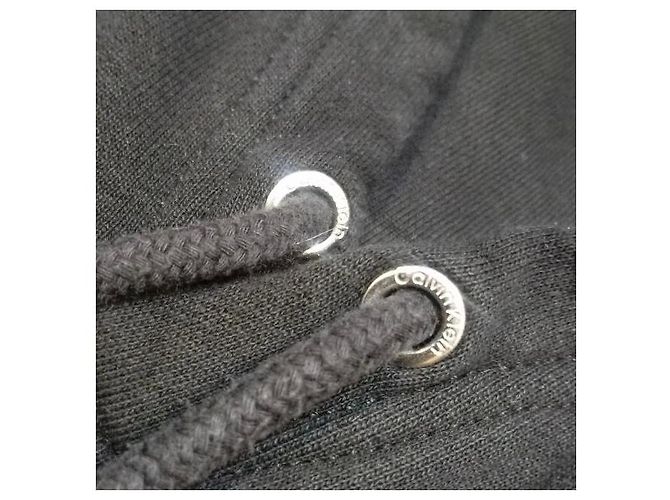 Calvin Klein Logo Hoodie Schwarz - Ansicht 5