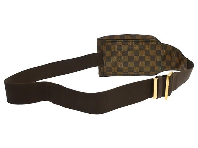 Louis Vuitton Geronimos Waist Damier Ebene Marrone - vista 2
