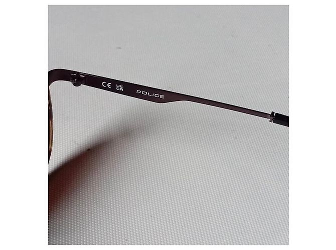 Autre Marque Occhiali da sole Police CHAMP LITE 1 Marrone - vista 5