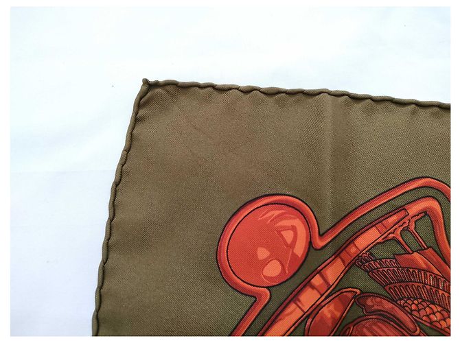 Hermès Hermes Carré 90 Seta multicolore 90 x 90 - vista 6