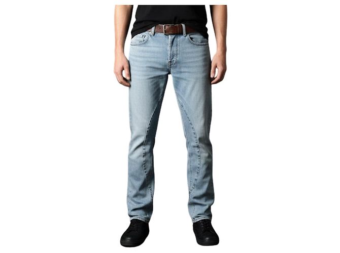 Galliano Jeans Denim Lavaggio Chiaro Blu - vista 2