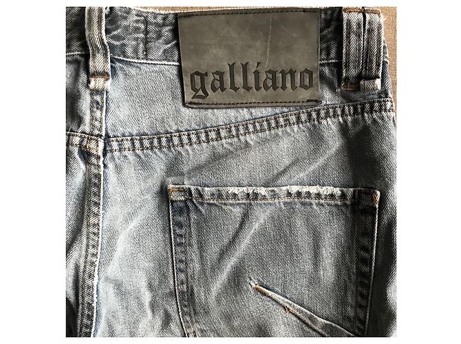 Galliano Jeans Denim Lavaggio Chiaro Blu - vista 6
