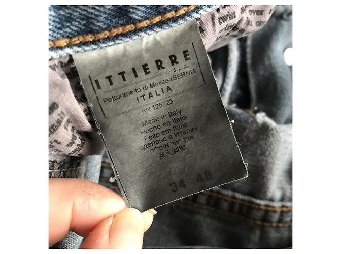 Galliano Jeans Denim Lavaggio Chiaro Blu - vista 7