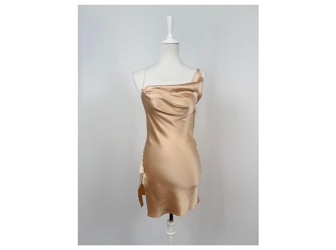 Autre Marque Ninfa Mini Kleid gold Mehrfarben - Ansicht 2