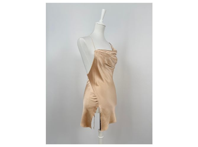 Autre Marque Ninfa Mini Kleid gold Mehrfarben - Ansicht 3