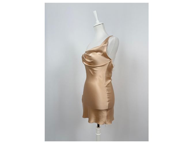 Autre Marque Ninfa Mini Kleid gold Mehrfarben - Ansicht 4