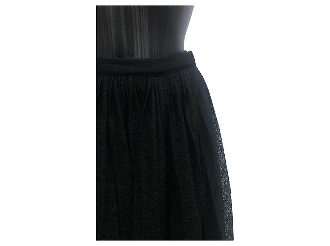 Falda de tul negro Christian Dior - vista 3