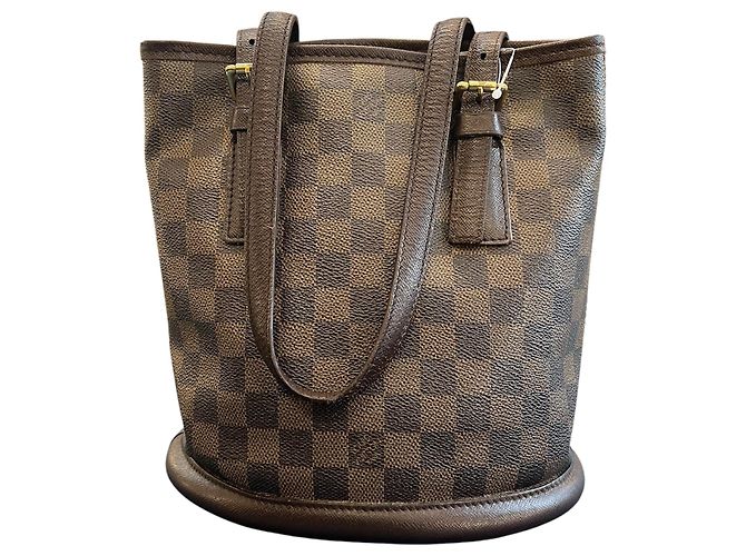 Borsa Louis Vuitton Damier Ebene Marais 2008 - vista 3